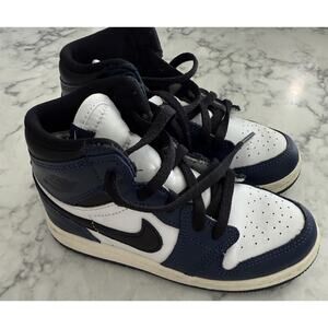 Nike‎ Jordan Toddlers 1 Retro High OG (TD) Lace Up Blue Size 10 c